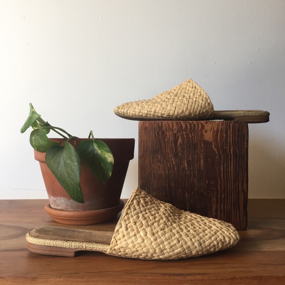 Jeffrey Campbell Woven Mules